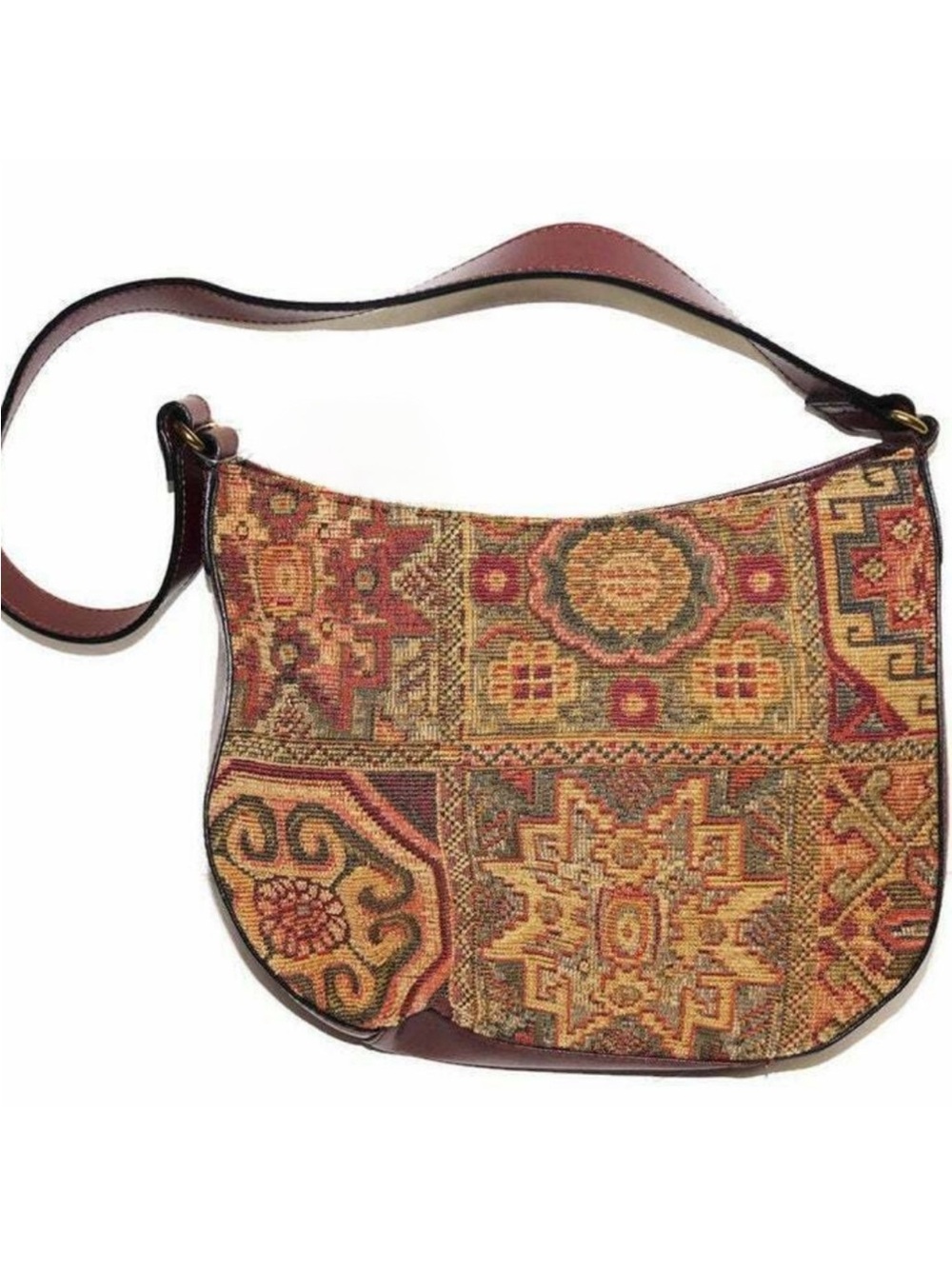 Fossil Coronado Hobo Dark Tapestry Purse
